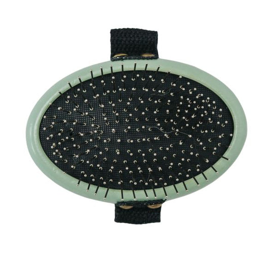 Dexypaws Grooming Palm Brush With Metal Pins For Pets