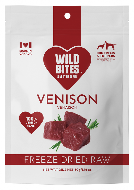 WILD BITES FREEZE DRIED VENISON