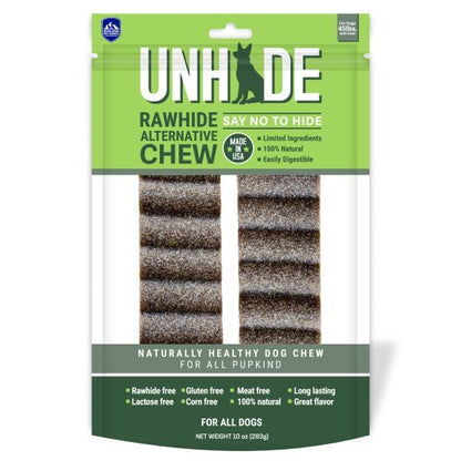 Unhide Rawhide Chew Large Dog 2pk