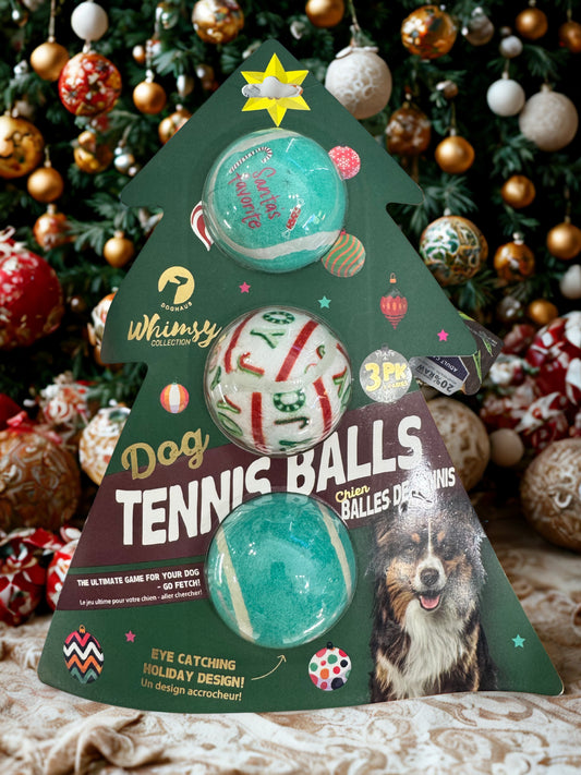 Tennis Balls Dog Toy 3pk