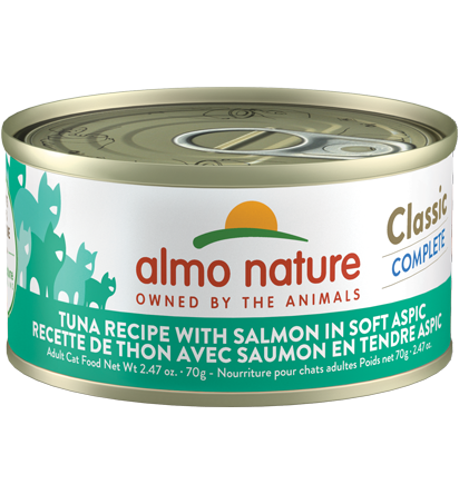 Almo Classic Complete Cat Food - Tuna Recipe With Salmon In Soft Aspic 70g
