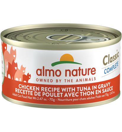 Almo Classic Complete Cat Food - Chicken Recipe With Tuna In Gravy 70g