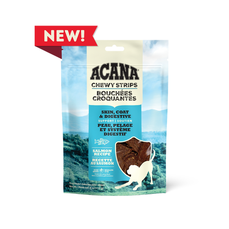 Acana Chewy Strips Skin & Coat Salmon Dog