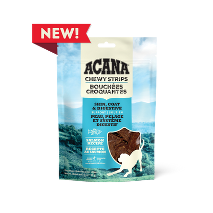 Acana Chewy Strips Skin & Coat Salmon Dog
