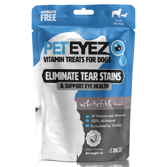 Pet Eyez Eliminate Tear Stains Whitefish Vitamin Dog Treats