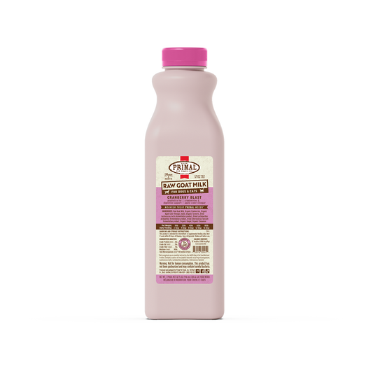 Primal Frozen Goat Milk Cranberry Blast Cat-Dog 32oz