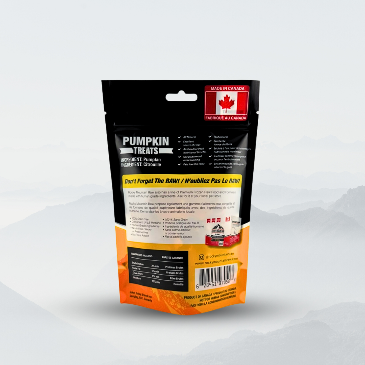 Air Dried Pumpkin Treats