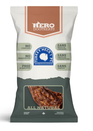 Hero Dog Treats Turkey Neck Dog Treat