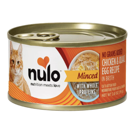 Nulo Cat & Kitten Minced - Chicken & Quail Egg 6oz