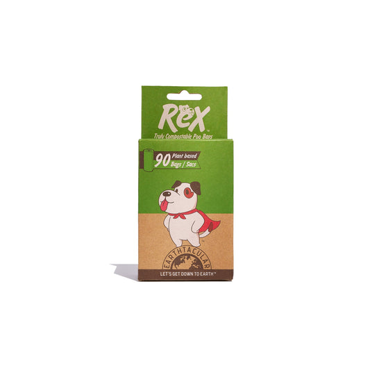 REX Plant-Based Poo Bags 90ct