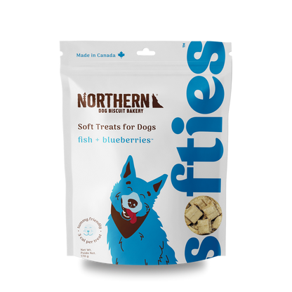 Northern Pet Softies Fish & Blueberries Treats Dog 170g