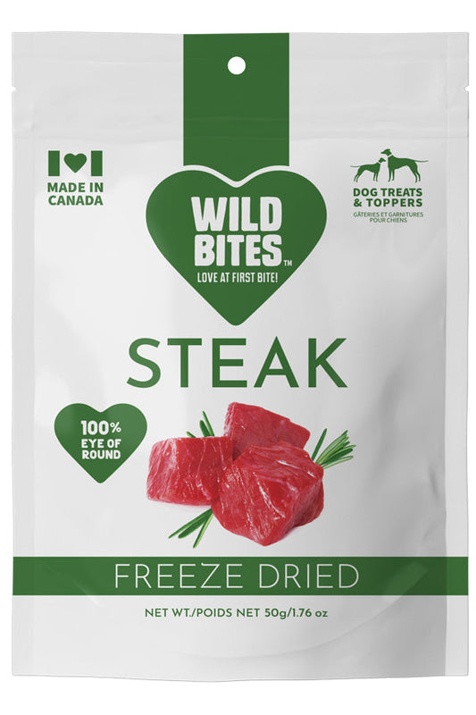 WILD BITES NEW! FREEZE DRIED STEAK