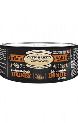 Oven-Baked Tradition Grain Free Turkey Pate Cat 5.5oz