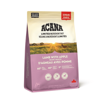 ACANA Singles Lamb + Apple Recipe Dog 1.8kg