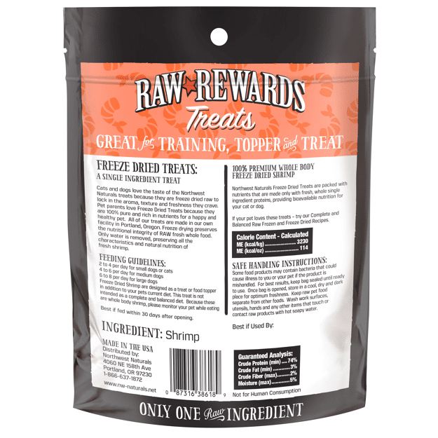 Northwest Naturals Freeze-dried Treats 283g - Shrimp