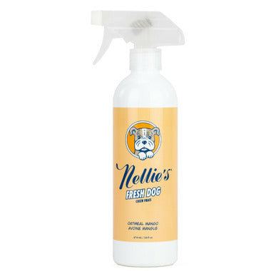 Nellie's Fresh Dog Dry Shampoo - Oatmeal Mango Scent 474ml