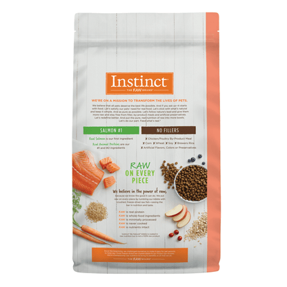 Instinct Be Natural Dry Dog Food Real Salmon & Brown Rice Recipe 4.5lb