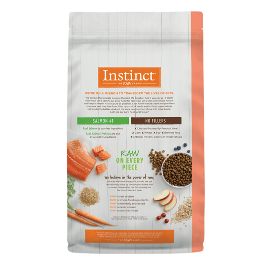 Instinct Be Natural Dry Dog Food Real Salmon & Brown Rice Recipe 4.5lb