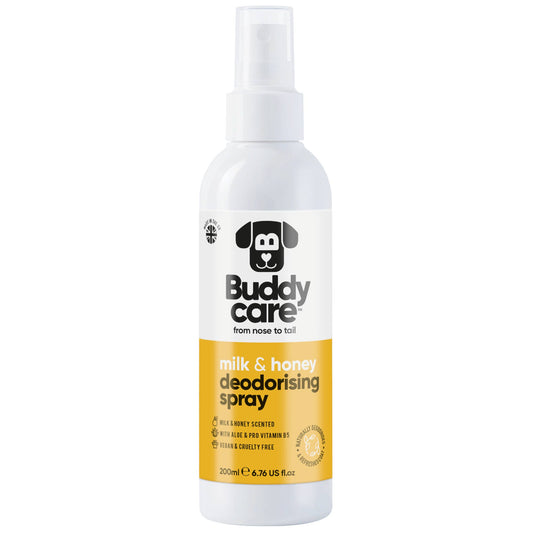 Buddycare - Dog Deodorizing Spray - Milk & Honey - 6.76 fl oz