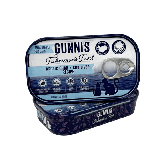 Gunni's Taste of Iceland Arctic Char & Cod Liver Recipe Cat Can 85g