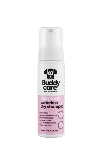 Buddycare - Waterless Dog Shampoo - Baby Fresh - 6.76 fl oz