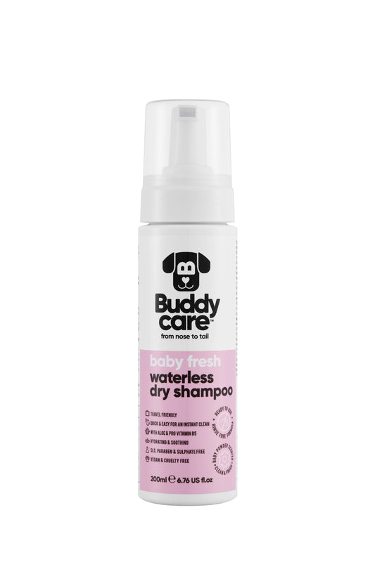 Buddycare - Waterless Dog Shampoo - Baby Fresh - 6.76 fl oz