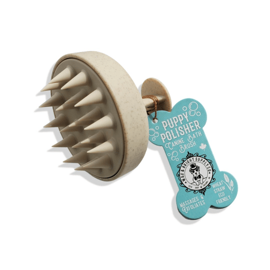 Wag & Bright Puppy Polisher Eco Shampoo Brush Dog