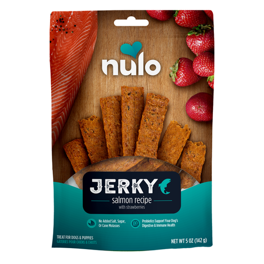Nulo Jerky Strips Salmon With Strawberries Recipe 5oz