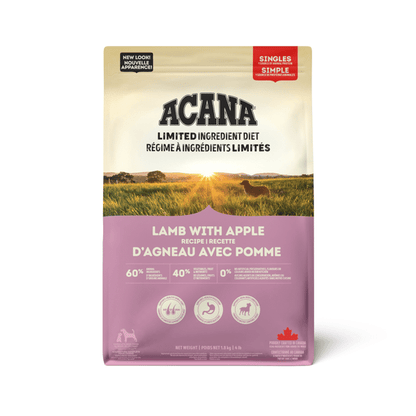 ACANA Singles Lamb + Apple Recipe Dog 1.8kg