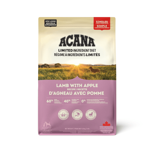 ACANA Singles Lamb + Apple Recipe Dog 1.8kg