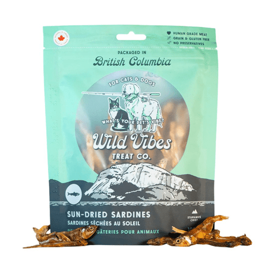 Wild Vibes Sun Dried Sardines Treats 108g