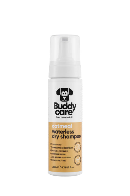 Buddycare - Waterless Dog Shampoo - Oatmeal - 6.76 fl oz