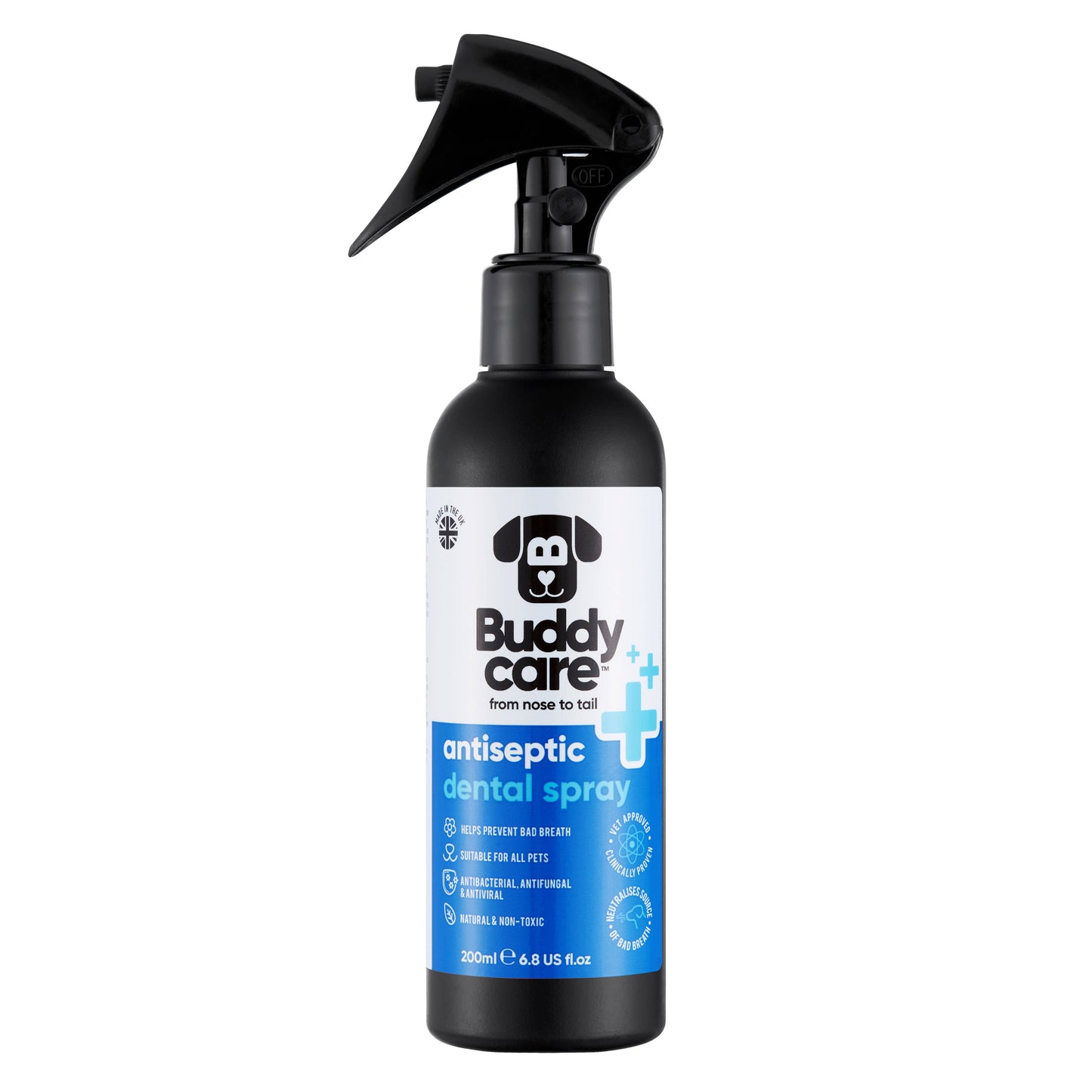 Buddycare - Pet Antiseptic Dental Spray - 6.76 fl oz