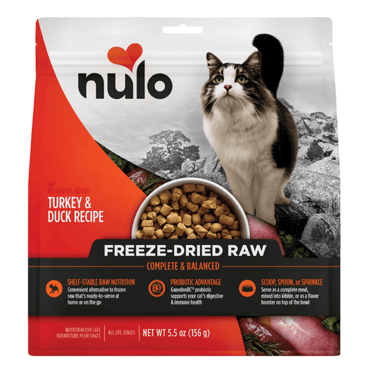 Nulo Freeze-Dried Raw Turkey & Duck Cat 5.5oz