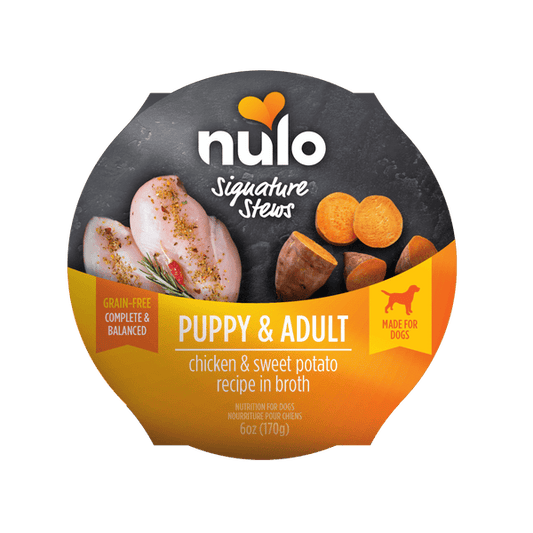 Nulo Chicken & Sweet Potato In Broth Stew For Puppies & Adult Dogs 6oz