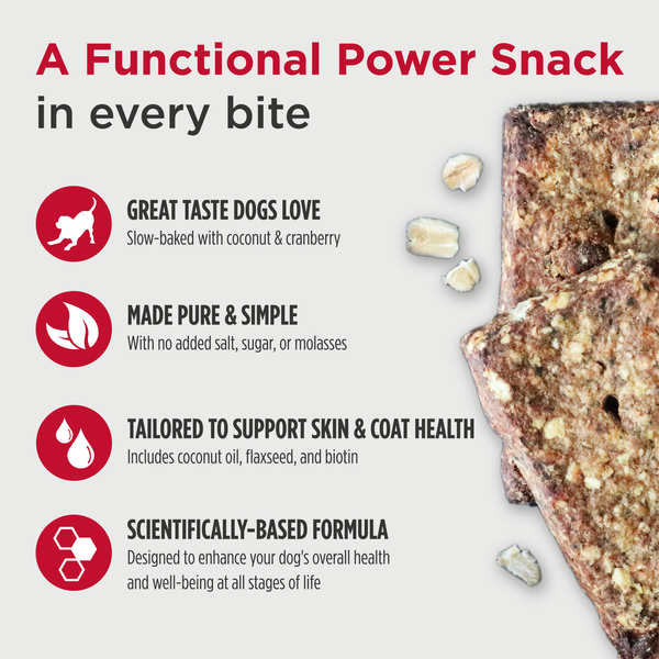 Nulo Omega Skin & Coat Functional Granola Bars For Dogs