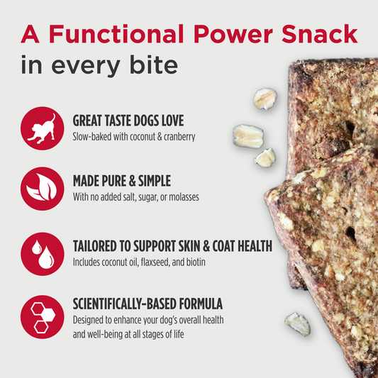 Nulo Omega Skin & Coat Functional Granola Bars For Dogs