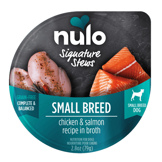 Nulo Chicken & Salmon In Broth Signature Stew For Small Breed Dogs 2.8oz