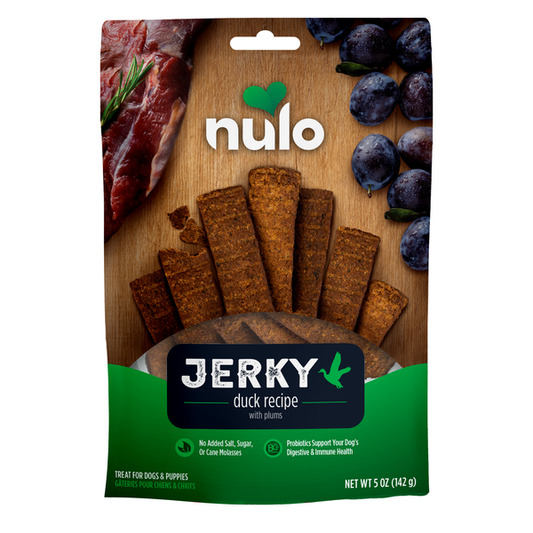 Nulo Jerky Strips Duck With Plums Recipe 5oz