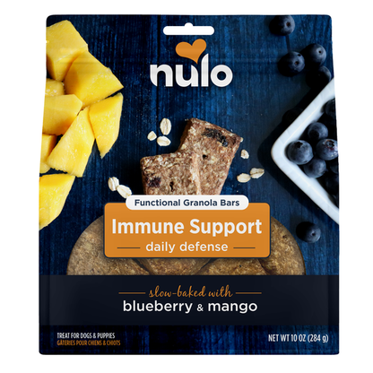 Nulo Immunity Daily Defense Functional Granola Bars For Dogs
