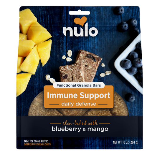 Nulo Immunity Daily Defense Functional Granola Bars For Dogs