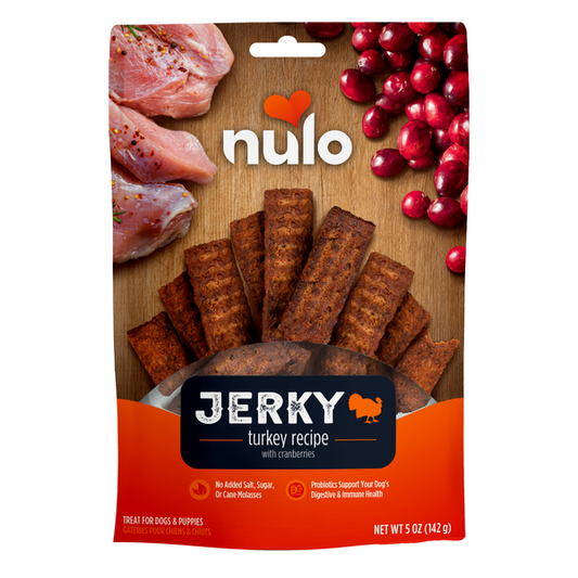 Nulo Jerky Strips Turkey With Cranberries Recipe 5oz