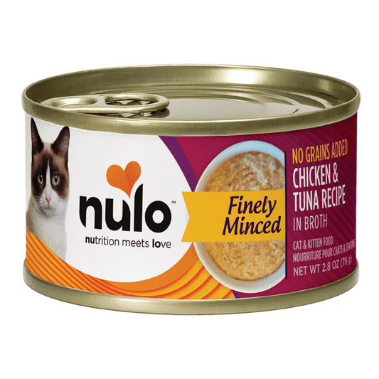 Nulo Cat & Kitten Finely Minced Chicken & Tuna Recipe 2.8oz