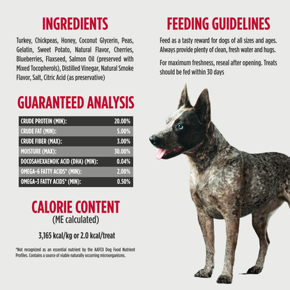 Nulo Training Treats Turkey Recipe 4oz