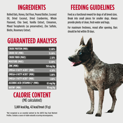 Nulo Omega Skin & Coat Functional Granola Bars For Dogs